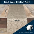 thumbnail image 2 of Mainstays Farmhouse Table Runner Summer Boho Brown Fabric, 14" x 72", Medallion, 2 of 10