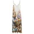 thumbnail image 4 of Easter Bunnies Rabbits Sleeveless Dress Women's Luxury Party Dress Birthday Dresses for Women, 4 of 7