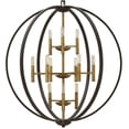 thumbnail image 3 of 3469SB Hinkley Lighting Euclid - 12 Light Large 3-Tier Orb Foyer in Transitional-Modern Style - 36 Inches Wide by 41 Inches High-Spanish Bronze Finish, 3 of 13