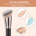 thumbnail image 4 of Set de brochas de maquillaje TEOYALL Foundation Contour, 2 unidades, anguladas, 4 of 8