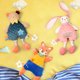 thumbnail image 5 of Toalla suave para recién nacidos, toalla cómoda para bebés, muñeca para dormir, juguete pequeño para sostener muñecas Zhivalor BST3021094-2, 5 of 5