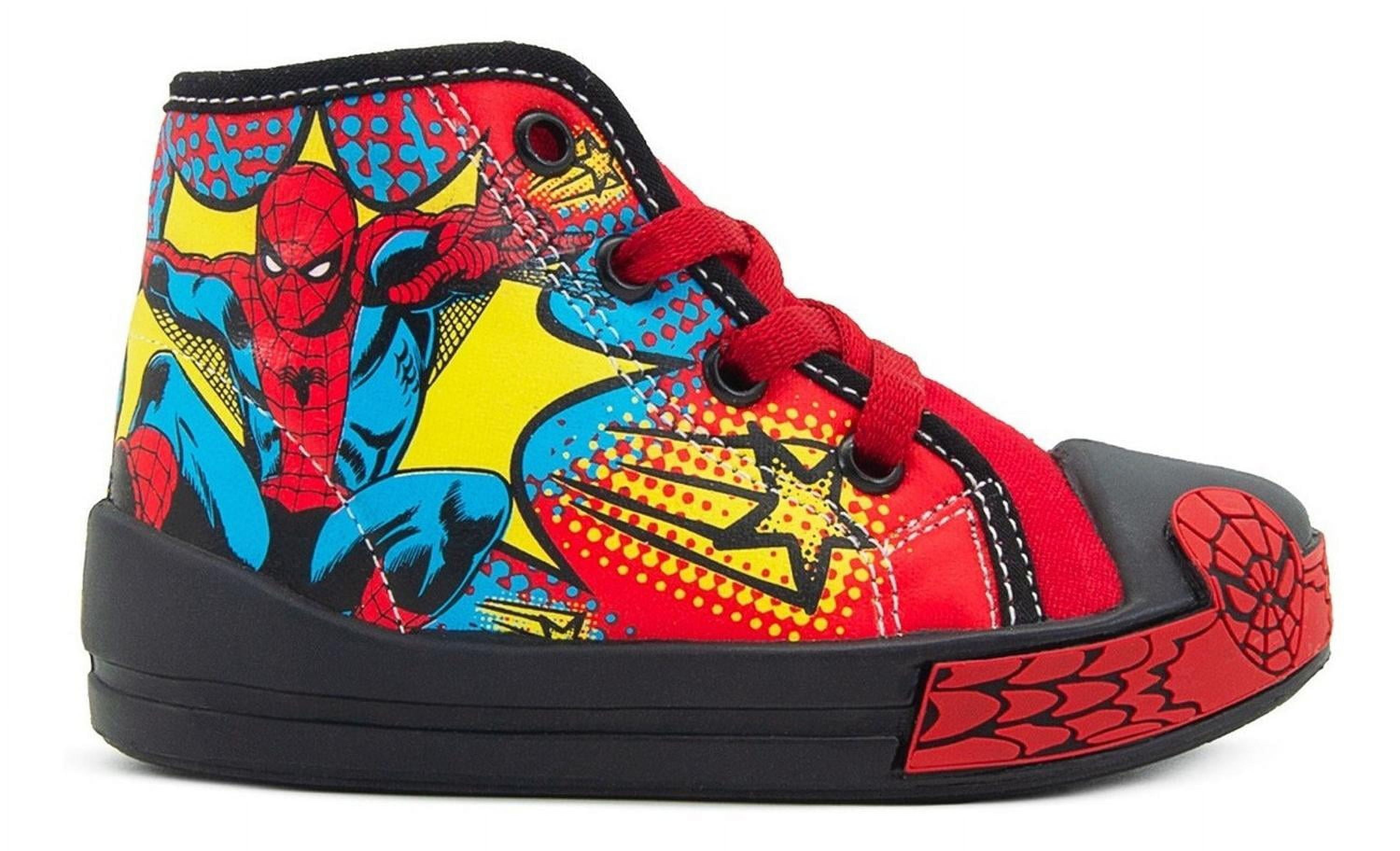 Tenis Niño Spider Man Bubble Gummers Zas Blanco/rojo 12-17 rojo 16