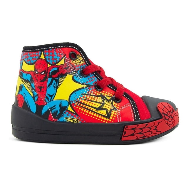 Tenis Niño Spider Man Bubble Gummers Zas Blanco/rojo 12-17 rojo 12