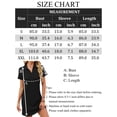 thumbnail image 7 of jinghuiyue Womens Summer Casual Dress Collared V Neck Short Sleeve Waffle Knit Stretch Mini T Shirt Dresses L, 7 of 7