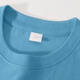 thumbnail image 6 of Ccpelsie Boys Shirt Short Sleeve T-Shirt Crew Neck Casual Basic Summer Tee Tops for Kids Teen(Light Blue,2-3 Years), 6 of 8