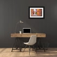 thumbnail image 3 of Barrow, J. 14x11 Black Ornate Wood Framed with Double Matting Museum Art Print Titled - Italian Street Scene, 3 of 4