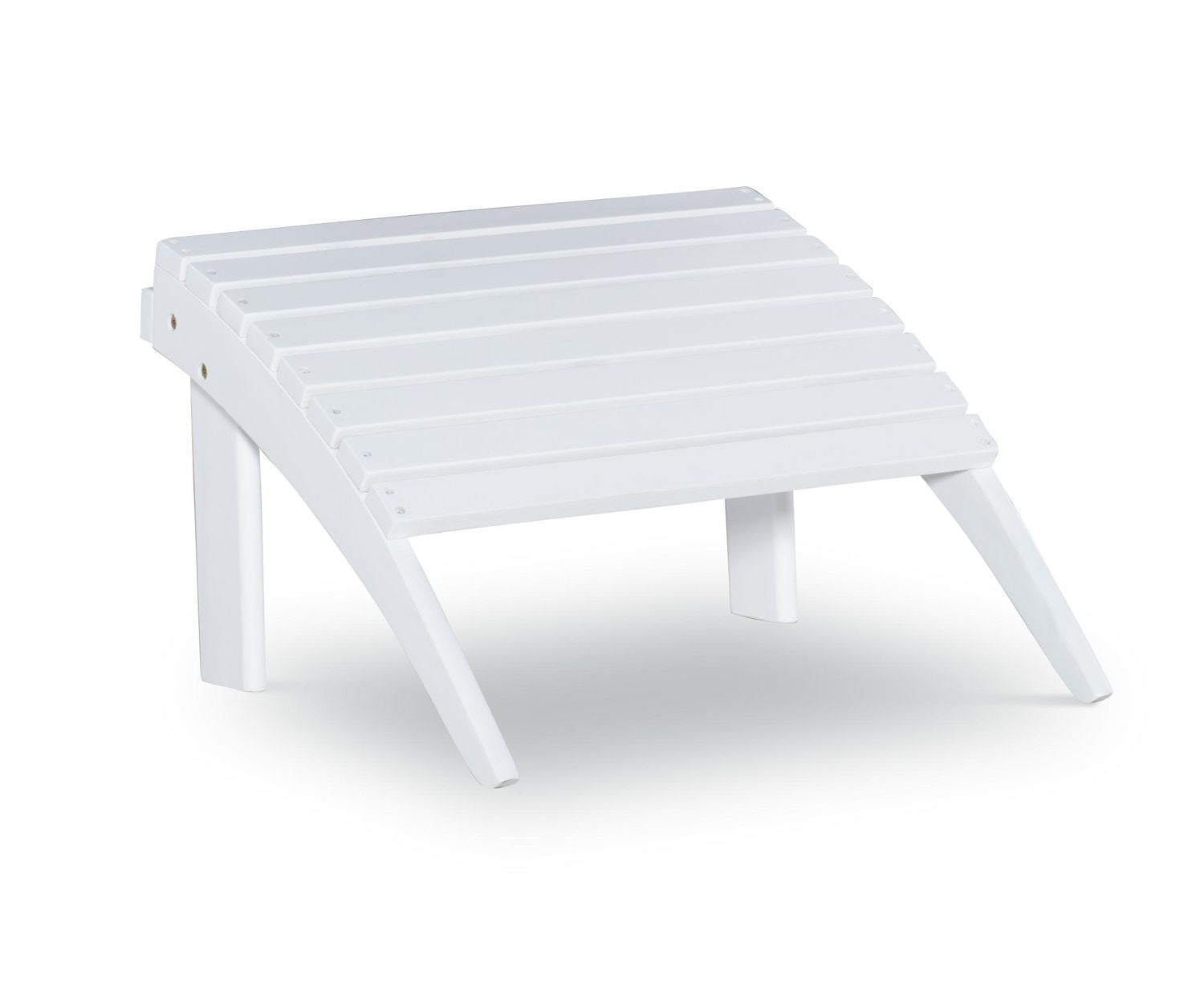 White Adirondack Outdoor Ottoman
