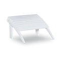 thumbnail image 1 of White Adirondack Outdoor Ottoman, 1 of 8