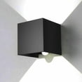 thumbnail image 1 of Aplique de pared de 12 W con sensor de movimiento para exterior e interior, aplique de pared LED de ángulo ajustable, lámpara de pared impermeable IP67 6000 K blanco frío, para pasillo,, 1 of 5