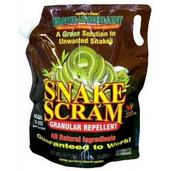 Enviro Protection Snake Scram Snake Repellent Granules - Natural Deterrent - 3.5 lbs Bag