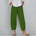thumbnail image 5 of Ahabrexf Women's Wide Legged Capris in Solid Color, Comfortable and Loose Fit for Summer, 5 of 5