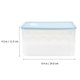 thumbnail image 2 of HAMPPLIES 1Ud Caja Para Guardar Huevos Con 10 Compartimentos Azul Con De Fecha Para Refrigerador, 2 of 7