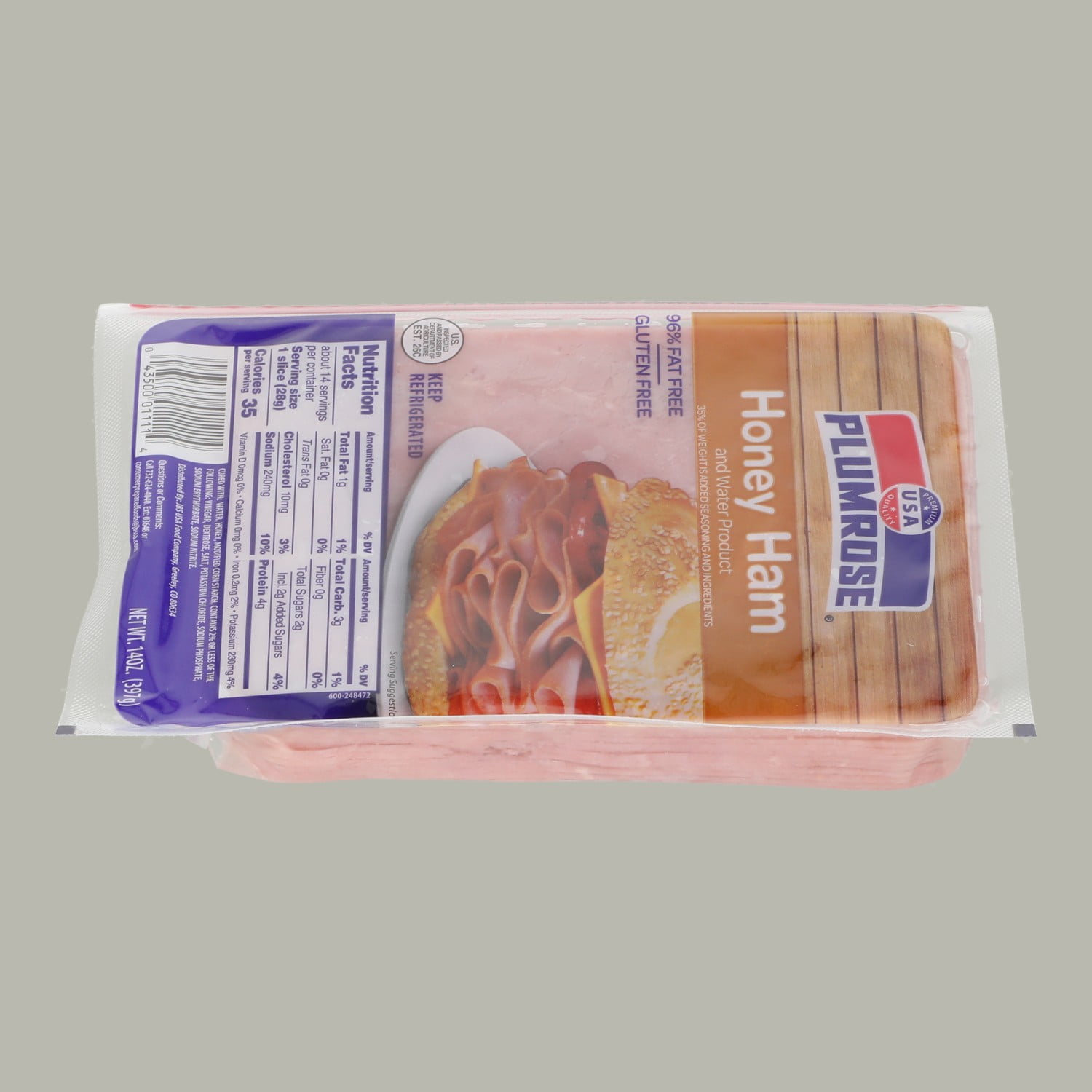 Plumrose 4x6 Honey Ham