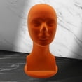 thumbnail image 4 of Cabeza de maniquí masculina con flocado de espuma, soporte de exhibición de gafas multiusos, soporte de herramientas ligero estable para herramientas Rojo shamjiam cabeza de maniquí masculino, 4 of 8