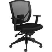 Global Offices To Go Mesh Multi-Function Task Chair with Arms Black (OTG2803B)