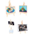 thumbnail image 3 of 10 Pcs Wooden Easel Mini Natural Wood Display Stand Craft Business Card Photo Display Easel, 3 of 7