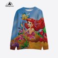 thumbnail image 5 of Sudadera deportiva para mujer con capucha, diseño retro de La Sirenita de Disney, regalo de dibujos animados, sudadera deportiva retro de dibujos animados para mujer, 5 of 5