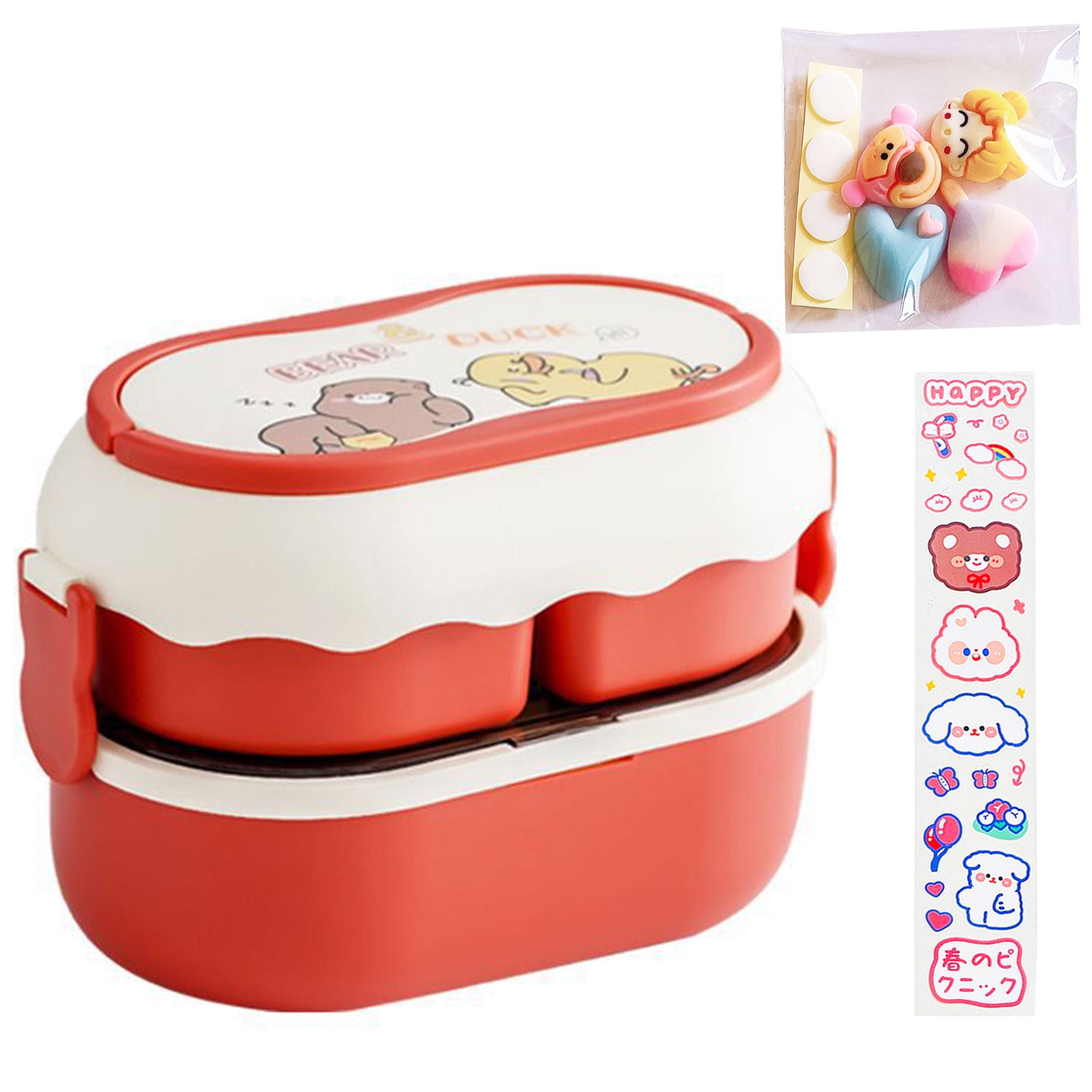 2pcs Kawaii Cute Sumikkogurashi Bento Lunch Box Container (KY72701