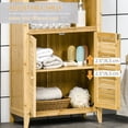 thumbnail image 3 of Storage Cabinet By - Optimize Space And In Your Bathroom & Living Room With Multiple Shelves Doors, Natural, 3 of 5