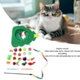 thumbnail image 3 of Juego de juguetes para gatos varita Teaser bola de colores brillantes túnel plegable juguetes interactivos para gatos para gatitos para Navidad ANGGREK Otros, 3 of 8