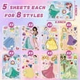 thumbnail image 2 of Stickers for Kids, 40 Sheets Dress Up Stickers for Girls, Make Your Own Fairy Princess Sticker, Princess Birthday Party Supplies , Classroom Rewards, Art Craft, 2 of 8