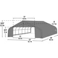 thumbnail image 4 of ShelterLogic ShelterCoat 22 x 28 x 1 ft Grey Garage Peak, 4 of 12