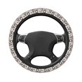 thumbnail image 5 of Picia Cartoon Bear Brown Car Steering Wheel Cover, Non-Slip, Breathable, Universal 15 inch, 5 of 7