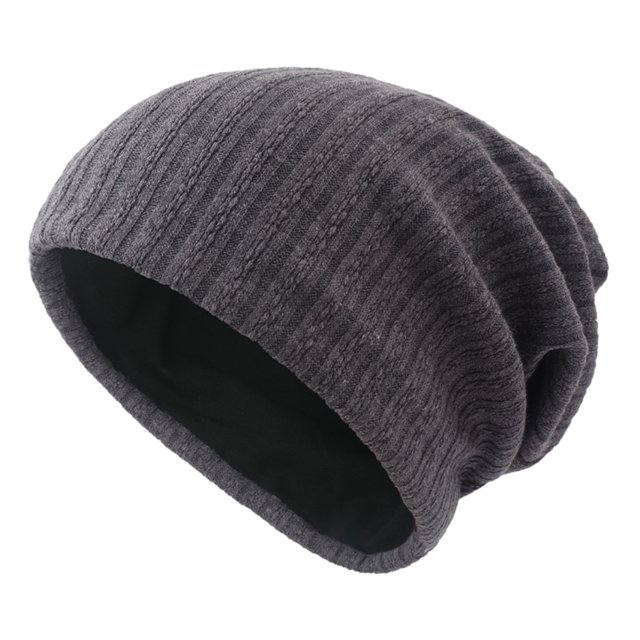 Gorro holgado estilo hip hop para hombre, estilo calavera, largo, para invierno y verano