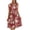 #058-Red, variant on TaTaai Women Summer Random Print V-Neck Sleeveless Button Front Long Beach Dress Soft Breathable Casual Lightweight for Spring Summer Daily Vacation Outfit Gift