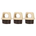 thumbnail image 1 of 3Pcs Shaving Brush Ring Handle Men Beard Soft Bristle Burr Free Comb Styling Cleaning Tool for Hair Salon, 1 of 4