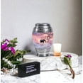 thumbnail image 6 of Elephant Mini Funeral Urns For Adult Male - Keepsake Cremation Urn For Ashes Adult Female - Pink Urn For Mom - Decorative Keepsake Urns For Human Ashes For Male And Female - 3 Inch, 6 of 7