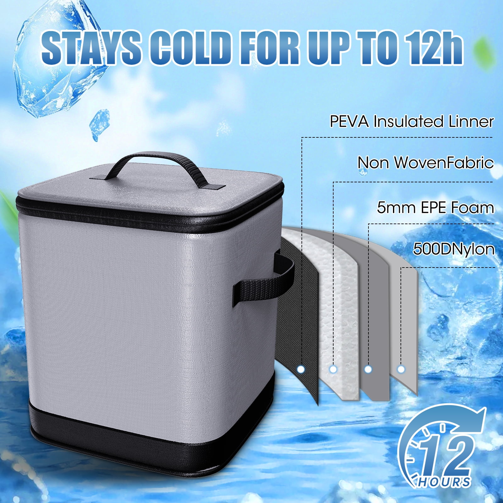 Ice Machine for Knee After Surgery, Cold Therapy Machine for Knee Replacement, Cold Therapy Machine with Programmable Timer Quiet Pump Compression Pad Apply to Arm, Ankle, Thigh