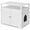 White, variant on Gymax Wooden Cat Litter Box Enclosure Hidden Cat Washroom w/ Storage Layer White