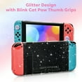thumbnail image 6 of Switch Case for NS Switch, 16 in 1 Switch Accessories Bundles with Switch Carrying Case, Switch Protective Case, Switch Game Case, Switch Screen Protector, Switch Thumb Caps (Sequins Rainbow), 6 of 8