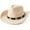 Beige, variant on Kids Cowboy Hats Boys Girls Western Style Cowgirl Hat Wide Brim Classic Felt Fedora Hat,Beige,6-12 Years