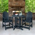 thumbnail image 2 of Highwood's 36" Round 3-pc Hamilton Dining Set - Counter Height, Outdoor, Eco-friendly, Synthetic Wood, 2 of 10