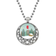 thumbnail image 1 of Circular el invierno comienza veinticuatro termino solar Collares Colgante Retro Moon Stars Jewelry Unbranded M, 1 of 3