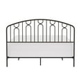 thumbnail image 6 of Hillsdale Furniture Riverbrooke Bronze Metal Arch Scallop Queen Bed, 6 of 11