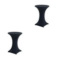 thumbnail image 1 of Maytalsory Easy Wash Stretch High Table Cover Environmentally Friendly And Versatile black 2Set, 1 of 6