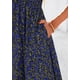 thumbnail image 5 of Vestido PRETTYGARDEN Boho Maxi Floral Cuello en V Manga Corta XL, 5 of 8