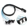 thumbnail image 1 of Cable De Disco Duro, Cable De Datos, Cable De Servidor, Admite Transmisión De Datos De 4 Canales De 3 Gbps X 4 Carriles MINI SAS 36PIN Para Servidor De Computadora YLSHRF 0,5 metros, 1 of 8