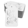thumbnail image 1 of Inkdotpot Silver Foil Paper Hang Tags Baby It's Cold Outside Baby Shower Favor Tags 50 Pack, 1 of 6