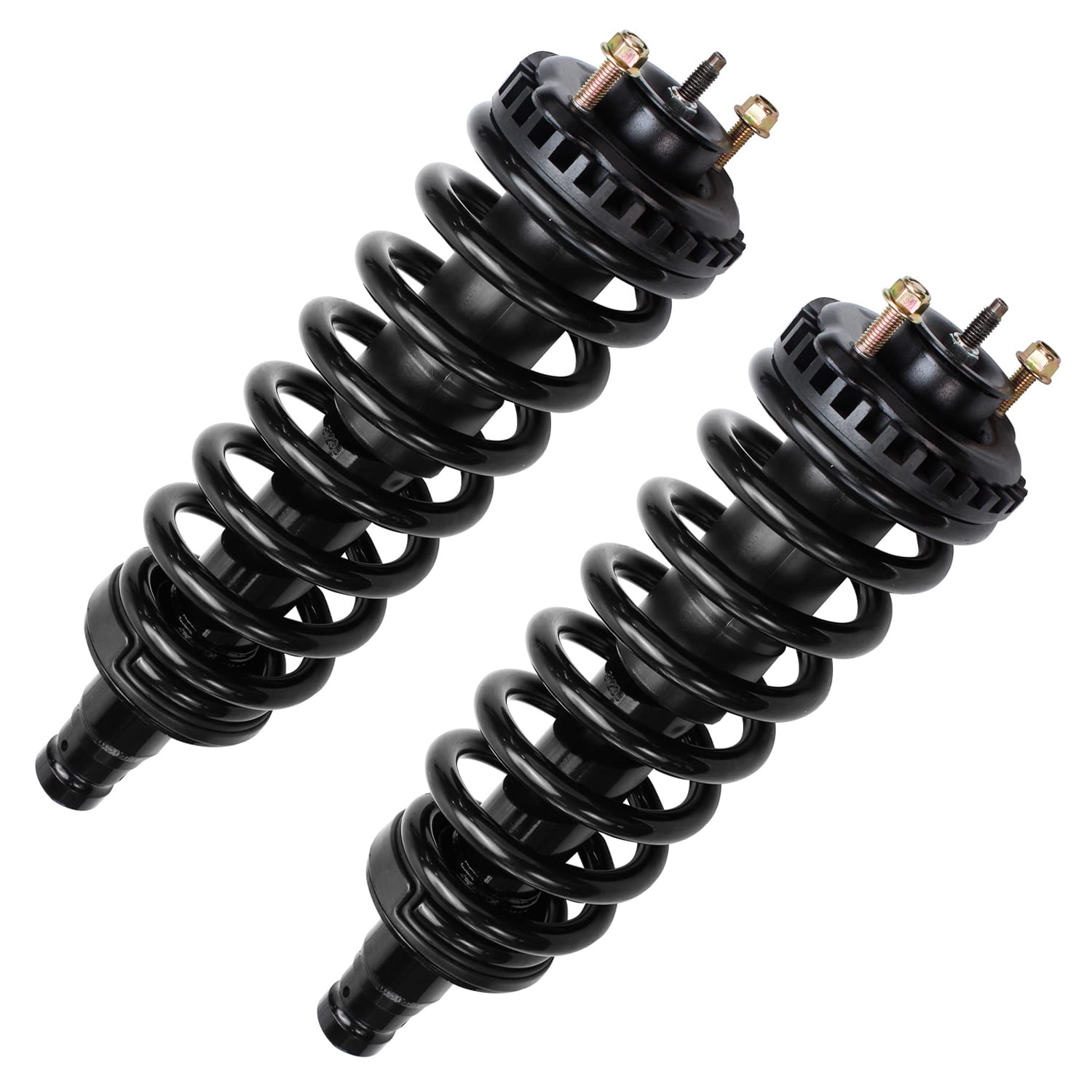 Detroit Axle - 12pc Front End Kit for Chevy Trailblazer EXT GMC Envoy Buick Rainier Olds Bravada Saab 9-7X Isuzu Ascender, Control Arms w/Ball Joints Struts Wheel Hubs Ball Joints Sway Bars Tie Rods