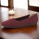 thumbnail image 1 of Pisos Mujer Zapatos Planos Punto Casual Ballet Antideslizante Transpirable para Trabajo Oficina (36) Frijol Rojo Rojo, 1 of 9