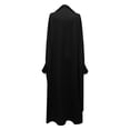 thumbnail image 4 of XXWXYD Toddler Musli𝗆 Dress, Solid Abaya Hijab Long Sleeve Dresses with Bow Tie Skirts for Kids Girls, Modest Comfy Prayer Outfit Eid Fashion, 4 of 4