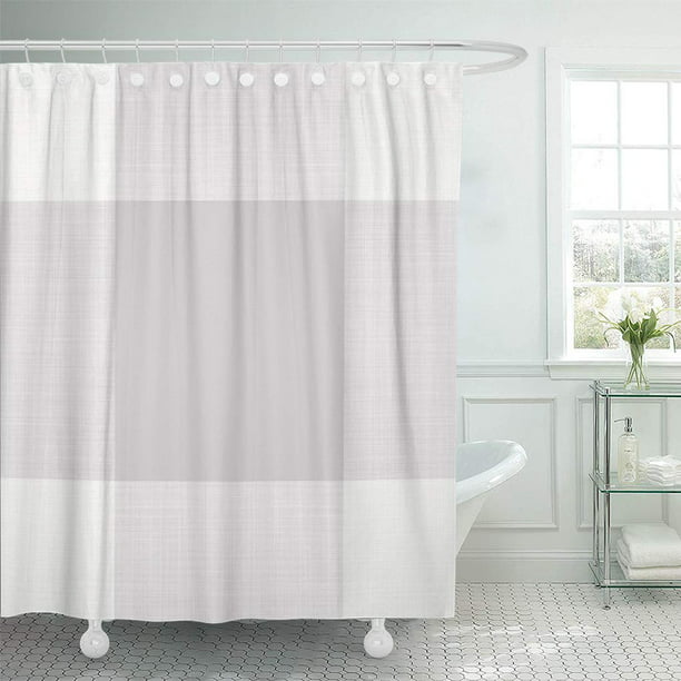 Cynlon Modern Farmhouse Gray Buffalo, Farmhouse Bathroom Shower Curtain Ideas