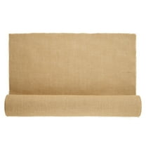 KFFKFF Natural Jute Burlap Roll, 40” x 75 ft & 50 x 50 High Density, Wide Use for Decorations, Crafting, Weddings, Gardening, and Winter Plant Protection