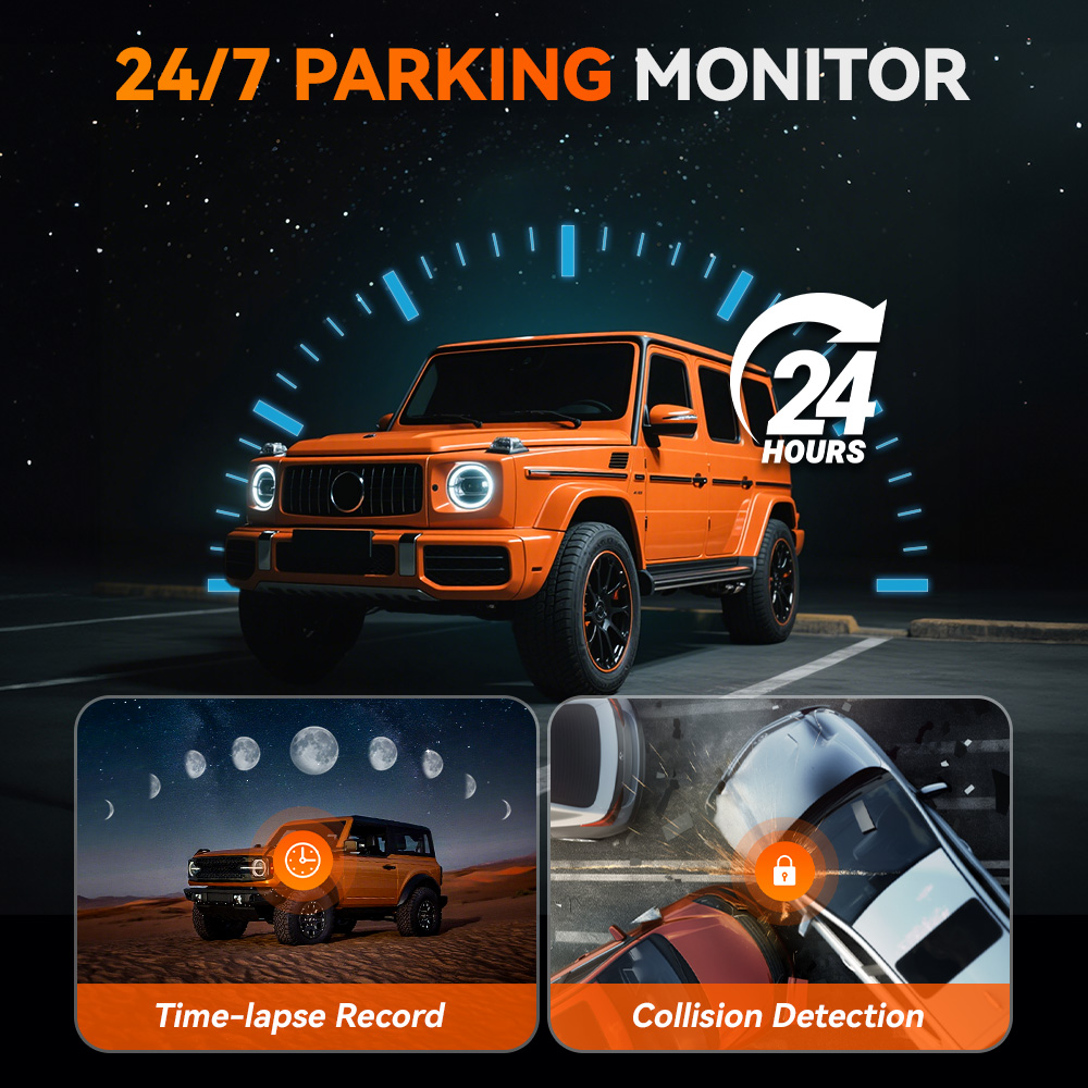 WolfBox M40lite 4K Front 1080P Rear Mirror Dash Cam photo 2