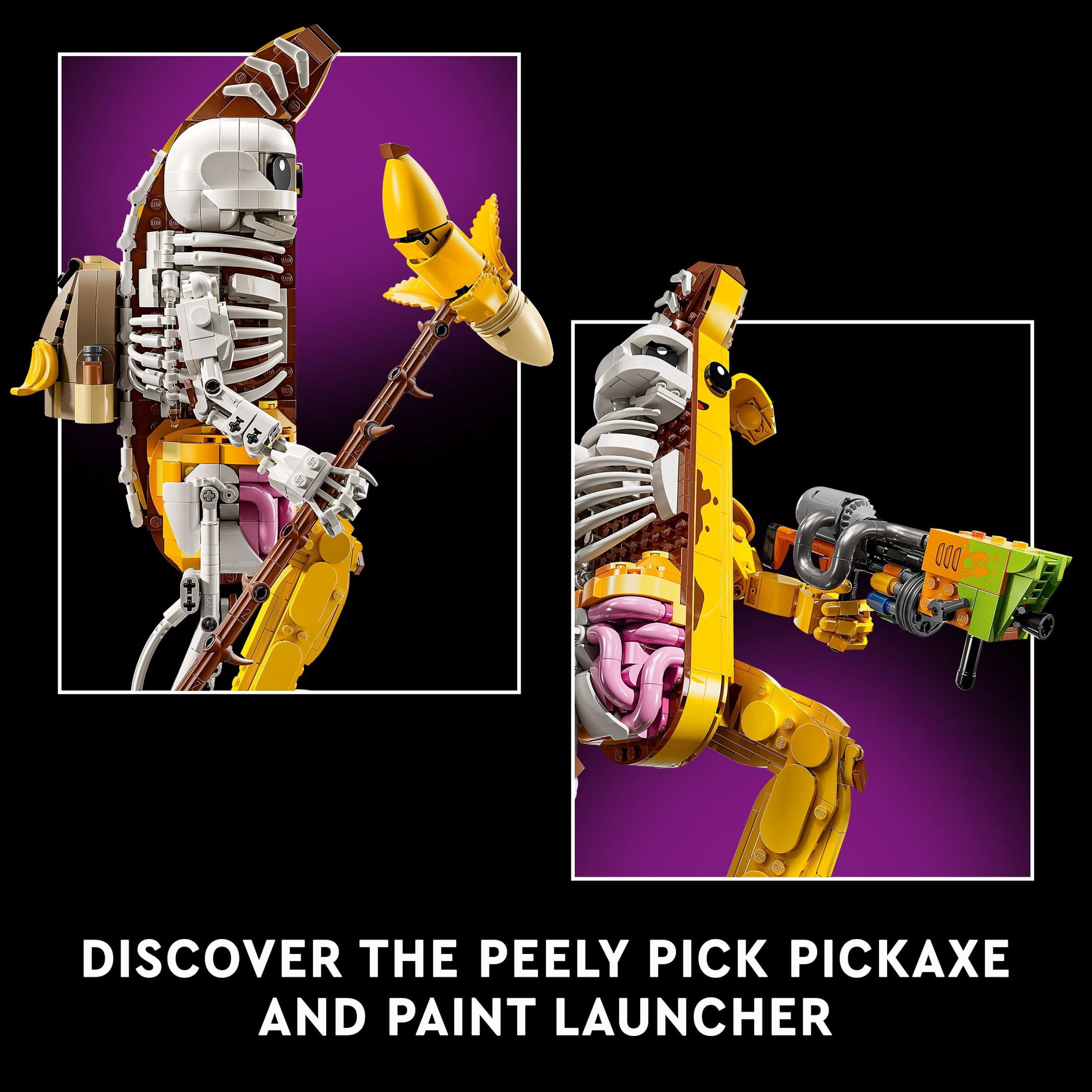LEGO Fortnite Peely Bone - Collectible Fortnite DIY Kit for Adults, Ages 18+ - Building Set for Home Decor, Office or Bedroom - Gift Idea for Fans of Video Game - 77072