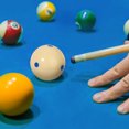 thumbnail image 6 of GSE Games & Sports Expert 2-1/4" PRO Cup Standard Billiard Practice Training Pool Cue Ball with 6 Blue Dots. Great for Game Rooms, Bars, Skill Training - Blue, 6 of 8
